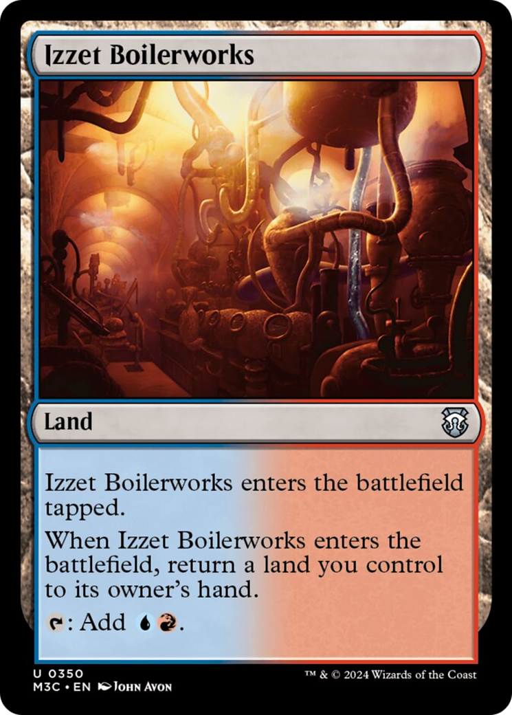 Izzet Boilerworks (Ripple Foil) [Modern Horizons 3 Commander] | Eastridge Sports Cards & Games