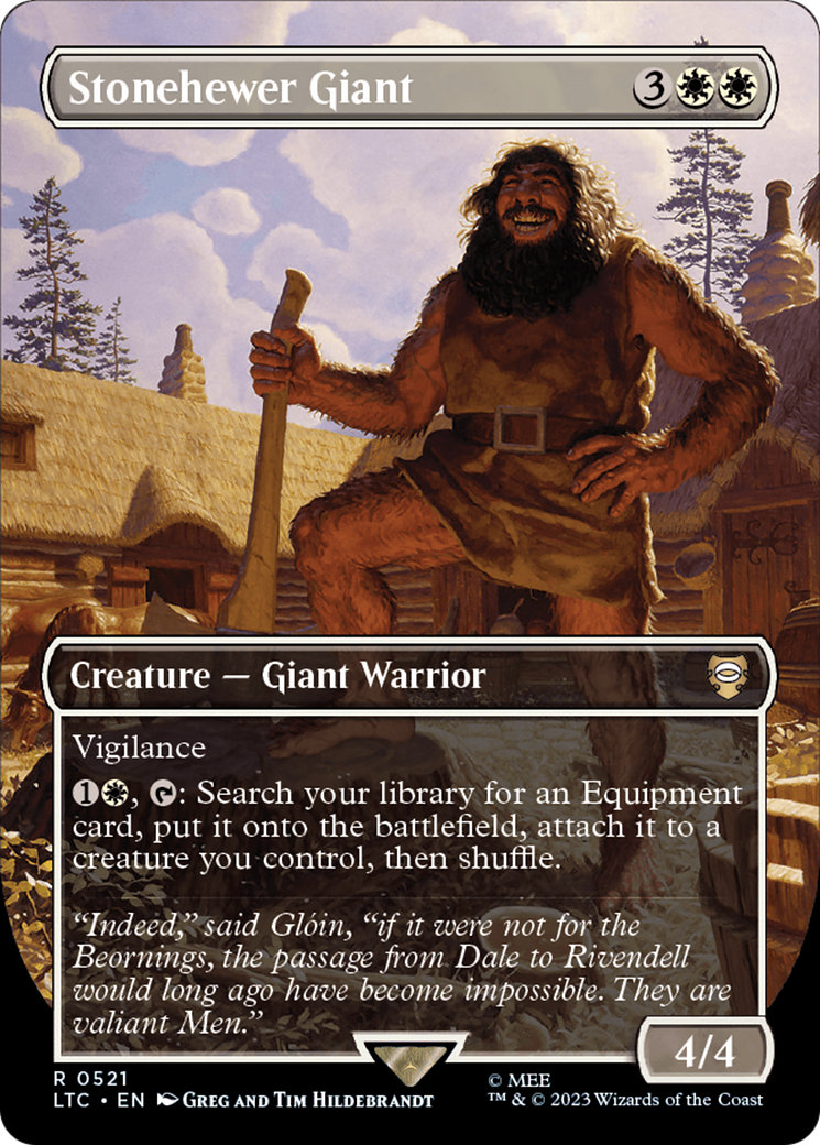 Stonehewer Giant (Borderless) [The Lord of the Rings: Tales of Middle-Earth Commander] | Eastridge Sports Cards & Games