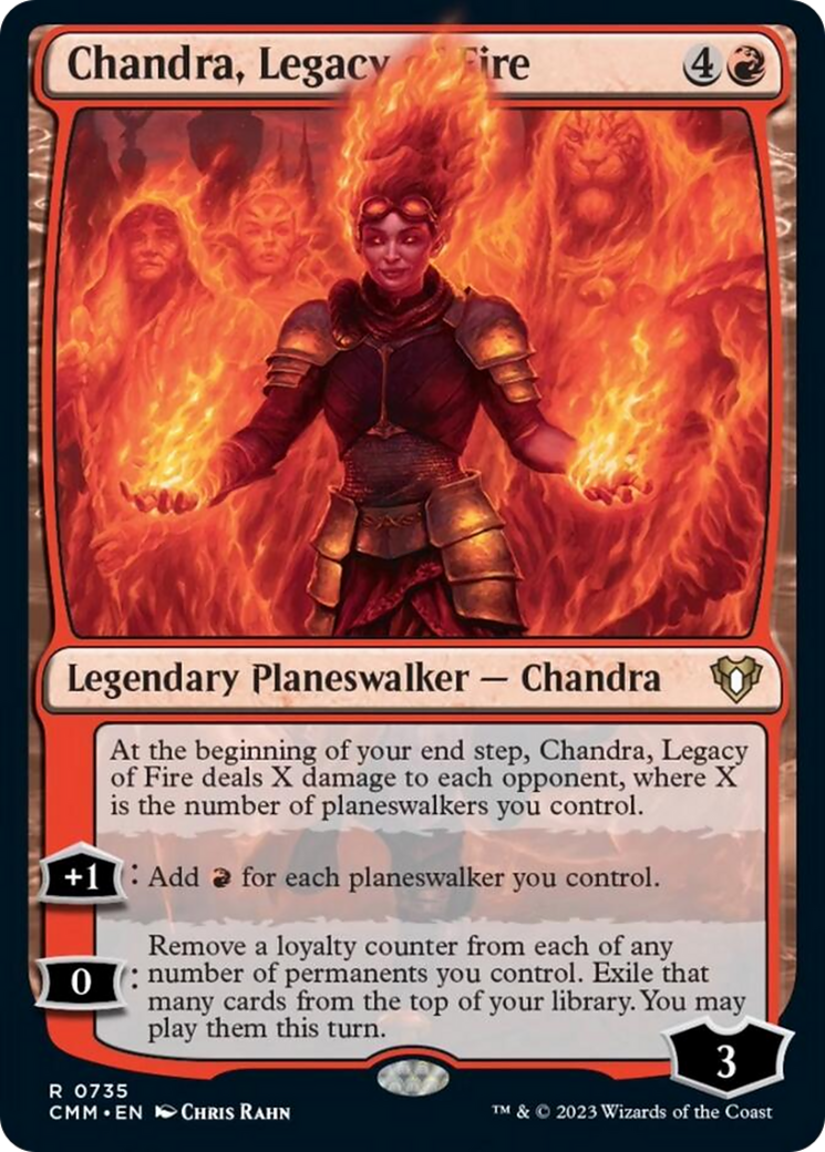 Chandra, Legacy of Fire [Commander Masters] | Eastridge Sports Cards & Games