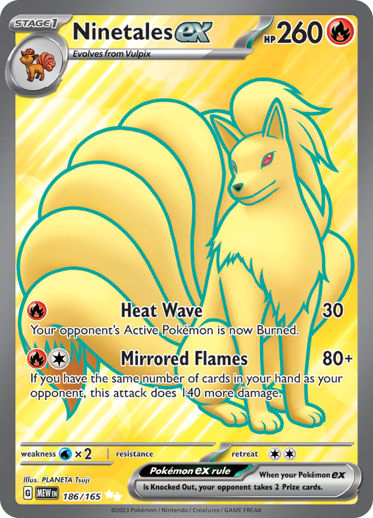 Ninetales ex (186/165) [Scarlet & Violet: 151] | Eastridge Sports Cards & Games