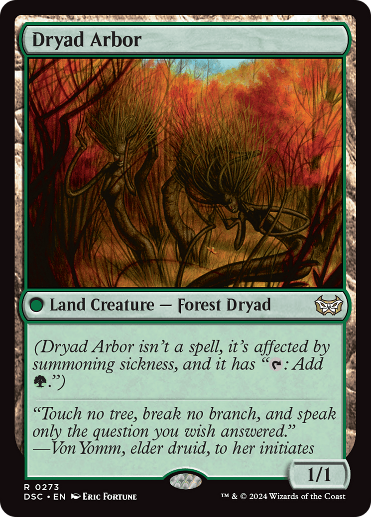 Dryad Arbor [Duskmourn: House of Horror Commander] | Eastridge Sports Cards & Games