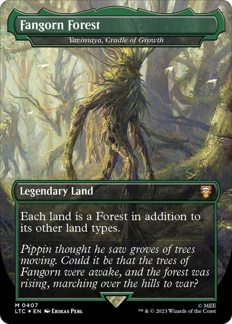 Fangorn Forest - Yavimaya, Cradle of Growth (Surge Foil Realms and Relics) [The Lord of the Rings: Tales of Middle-Earth Commander] | Eastridge Sports Cards & Games