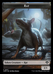 City's Blessing // Rat Double-Sided Token [Commander Masters Tokens] | Eastridge Sports Cards & Games