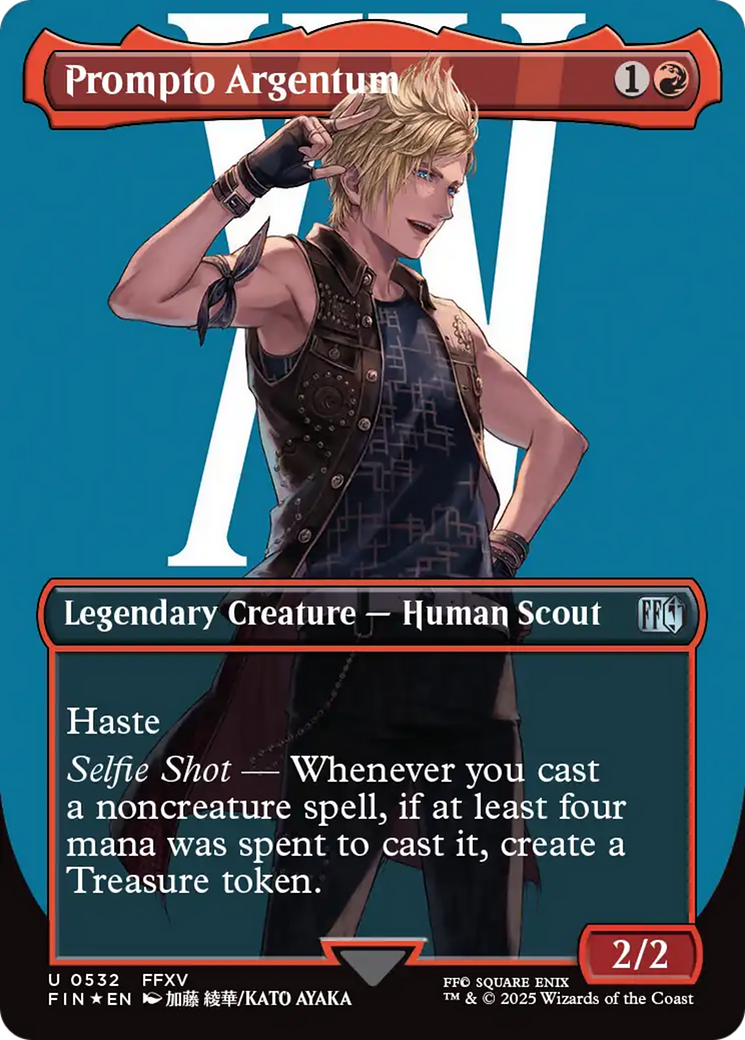 Prompto Argentum (Borderless) [FINAL FANTASY] | Eastridge Sports Cards & Games