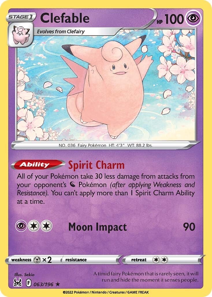 Clefable (063/196) [Sword & Shield: Lost Origin] | Eastridge Sports Cards & Games