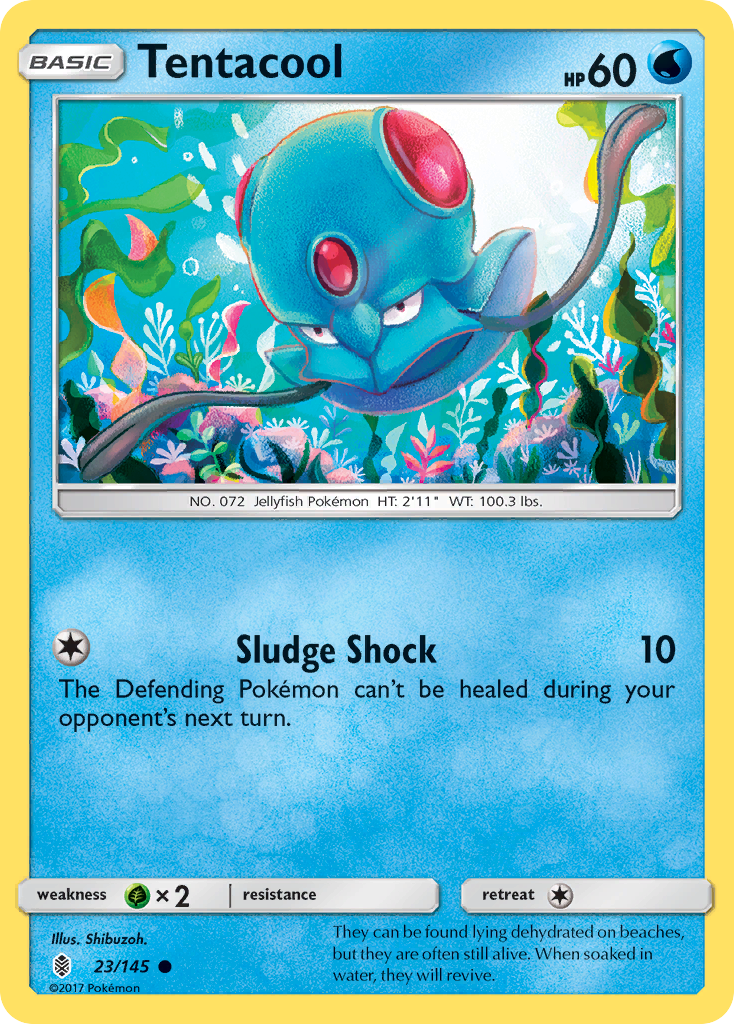 Tentacool (23/145) [Sun & Moon: Guardians Rising] | Eastridge Sports Cards & Games