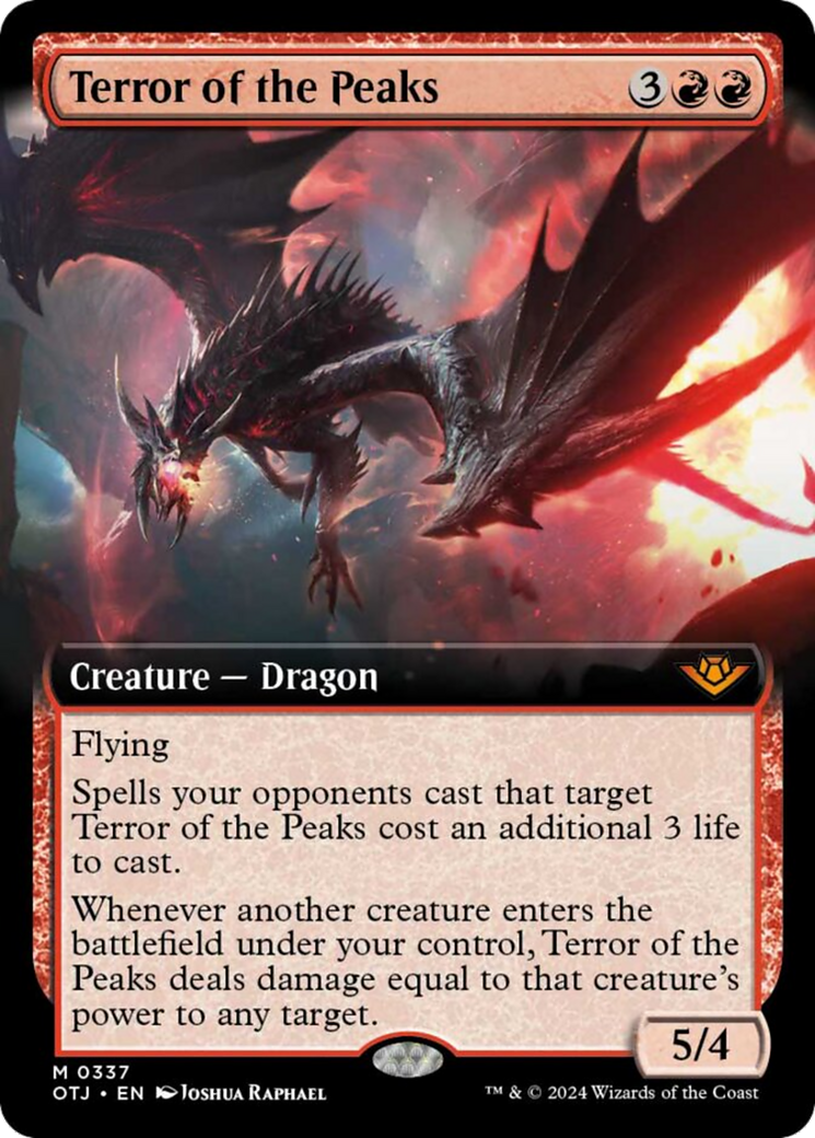 Terror of the Peaks (Extended Art) [Outlaws of Thunder Junction] | Eastridge Sports Cards & Games