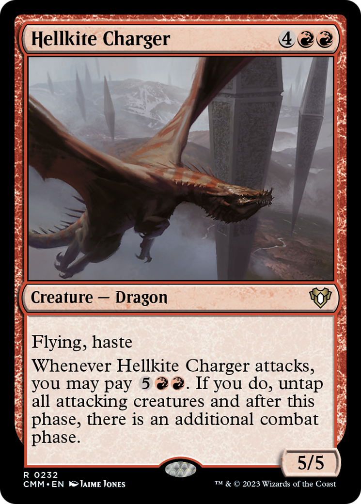 Hellkite Charger (Foil Etched) [Commander Masters] | Eastridge Sports Cards & Games