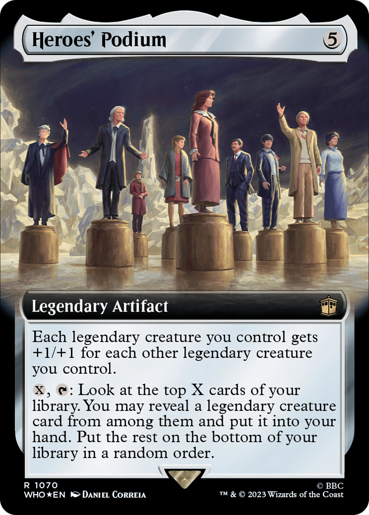 Heroes' Podium (Extended Art) (Surge Foil) [Doctor Who] | Eastridge Sports Cards & Games