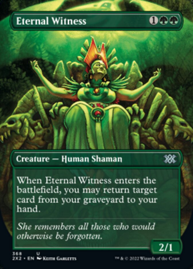 Eternal Witness (Borderless Alternate Art) [Double Masters 2022] | Eastridge Sports Cards & Games