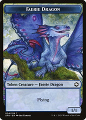 Wolf // Faerie Dragon Double-Sided Token [Dungeons & Dragons: Adventures in the Forgotten Realms Tokens] | Eastridge Sports Cards & Games