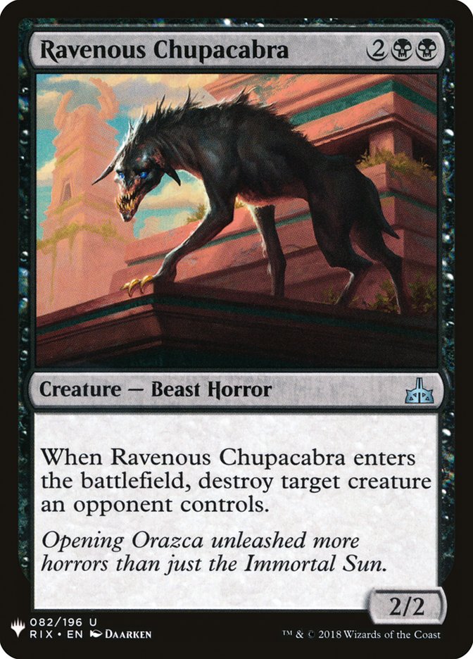Ravenous Chupacabra [Mystery Booster] | Eastridge Sports Cards & Games