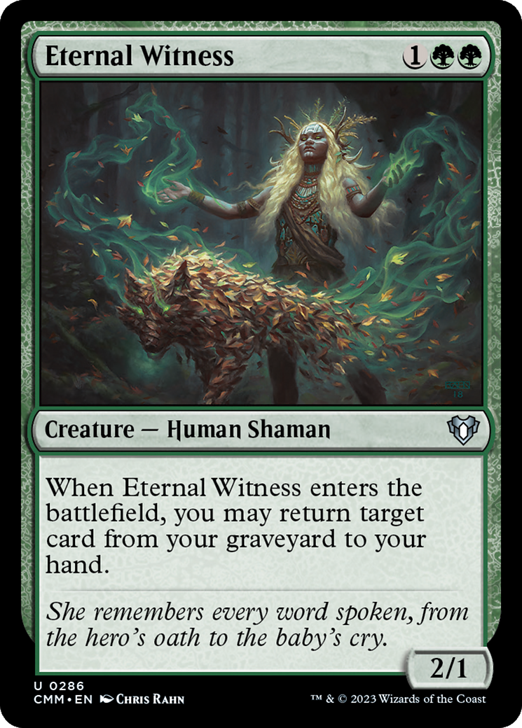 Eternal Witness [Commander Masters] | Eastridge Sports Cards & Games