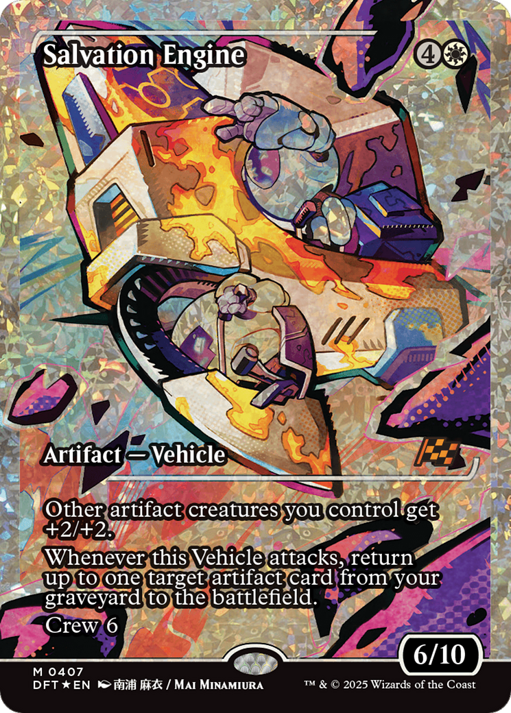 Salvation Engine (Showcase) (Fracture Foil) [Aetherdrift] | Eastridge Sports Cards & Games