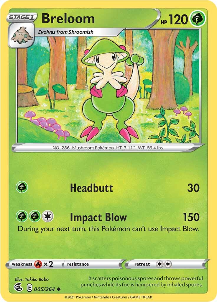 Breloom (005/264) [Sword & Shield: Fusion Strike] | Eastridge Sports Cards & Games