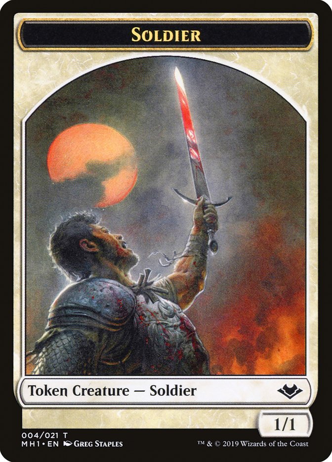 Soldier Token [Modern Horizons Tokens] | Eastridge Sports Cards & Games