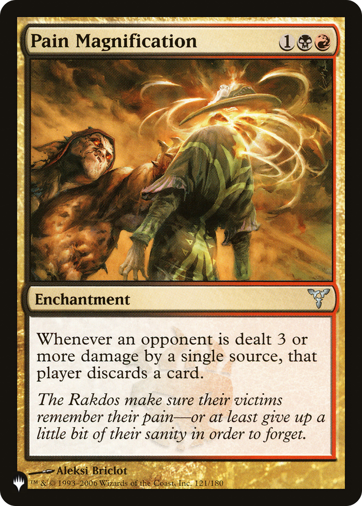 Pain Magnification [The List] | Eastridge Sports Cards & Games