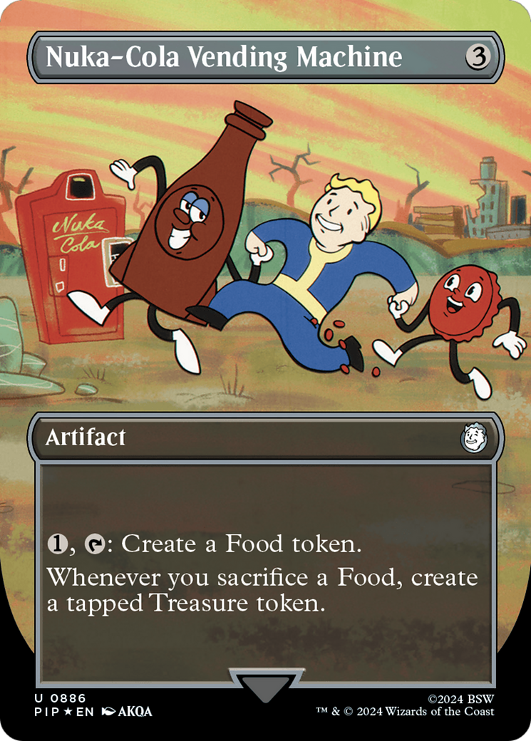 Nuka-Cola Vending Machine (Borderless) (Surge Foil) [Fallout] | Eastridge Sports Cards & Games