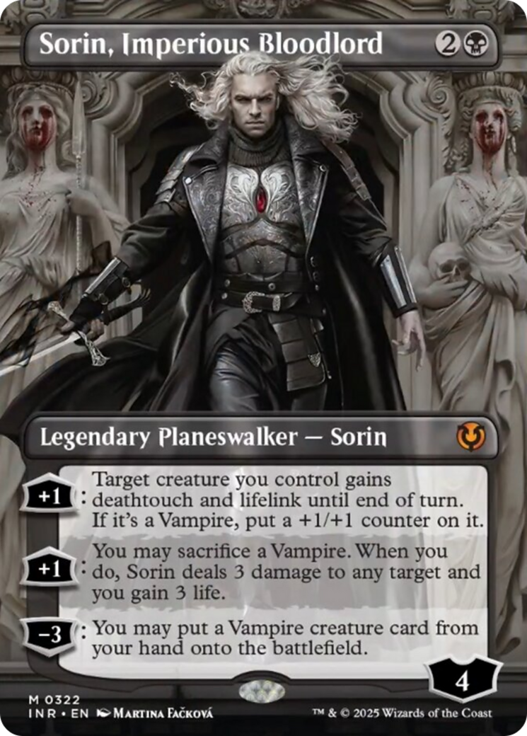 Sorin, Imperious Bloodlord (Borderless) [Innistrad Remastered] | Eastridge Sports Cards & Games