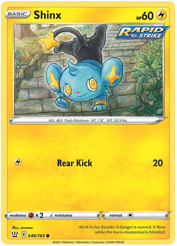 Shinx (046/163) [Sword & Shield: Battle Styles] | Eastridge Sports Cards & Games