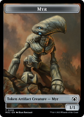 Phyrexian Germ // Myr Double-Sided Token [March of the Machine Commander Tokens] | Eastridge Sports Cards & Games