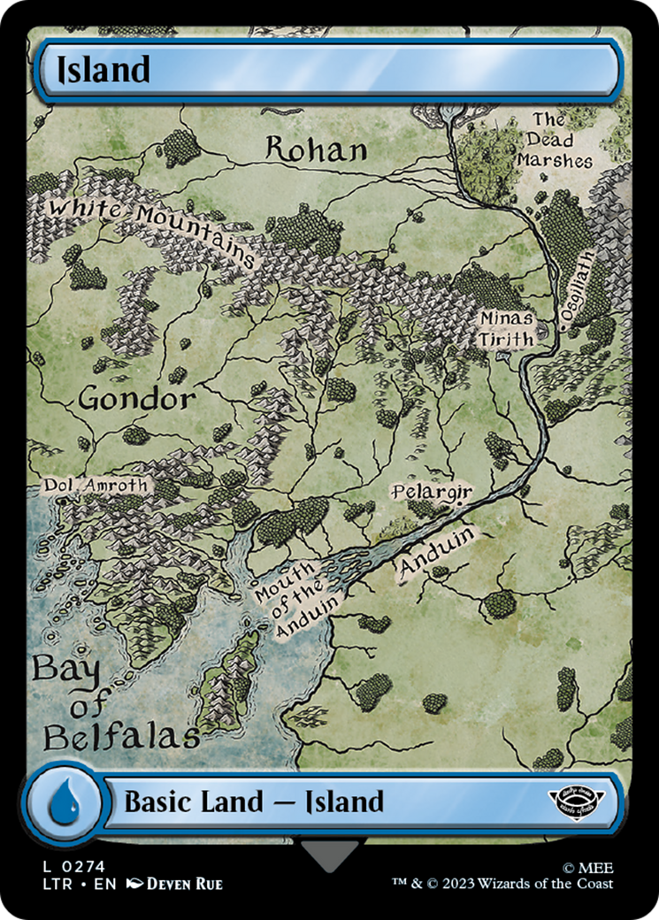 Island (274) [The Lord of the Rings: Tales of Middle-Earth] | Eastridge Sports Cards & Games