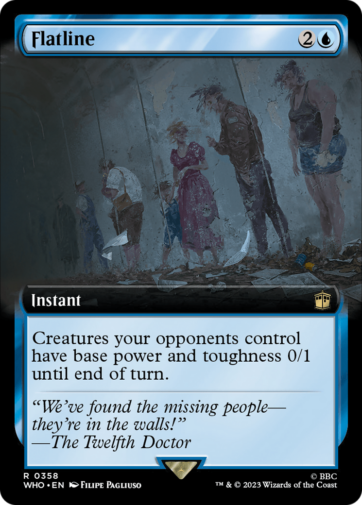 Flatline (Extended Art) [Doctor Who] | Eastridge Sports Cards & Games
