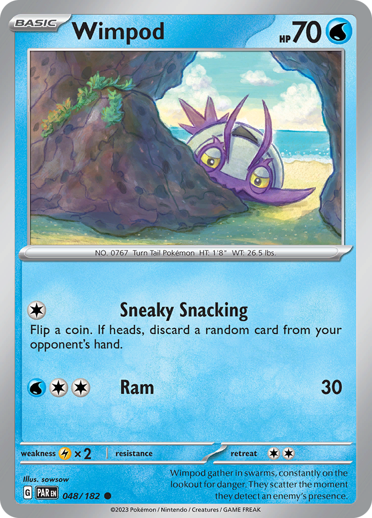 Wimpod (048/182) [Scarlet & Violet: Paradox Rift] | Eastridge Sports Cards & Games