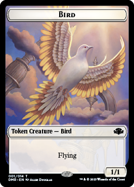 Insect // Bird Double-Sided Token [Dominaria Remastered Tokens] | Eastridge Sports Cards & Games