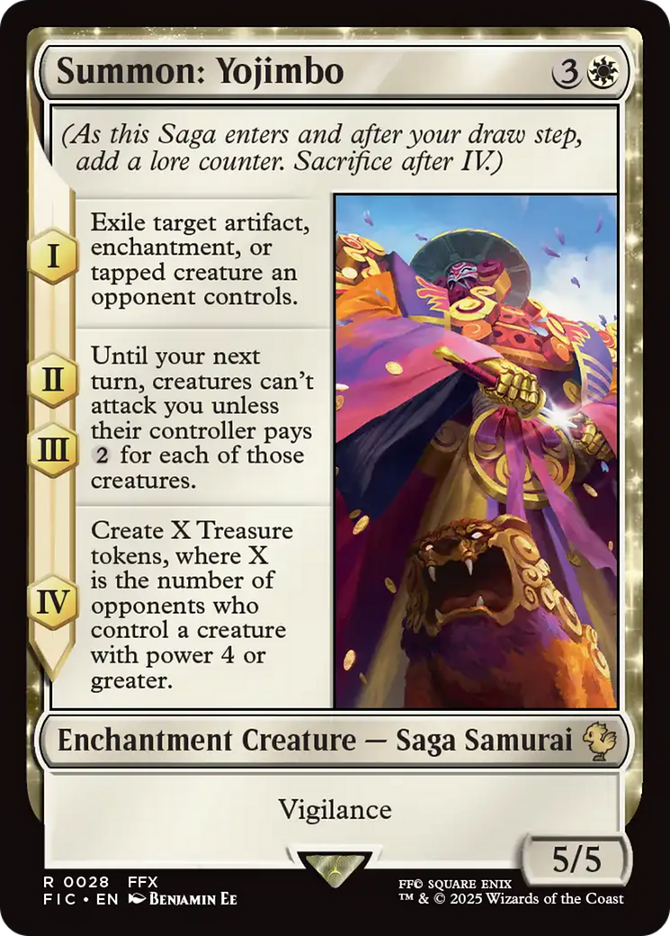 Summon: Yojimbo [FINAL FANTASY Commander] | Eastridge Sports Cards & Games