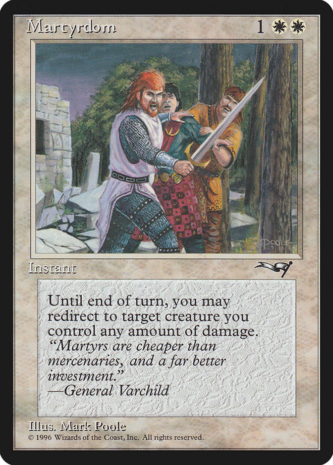 Martyrdom (Sword Drawn) [Alliances] | Eastridge Sports Cards & Games