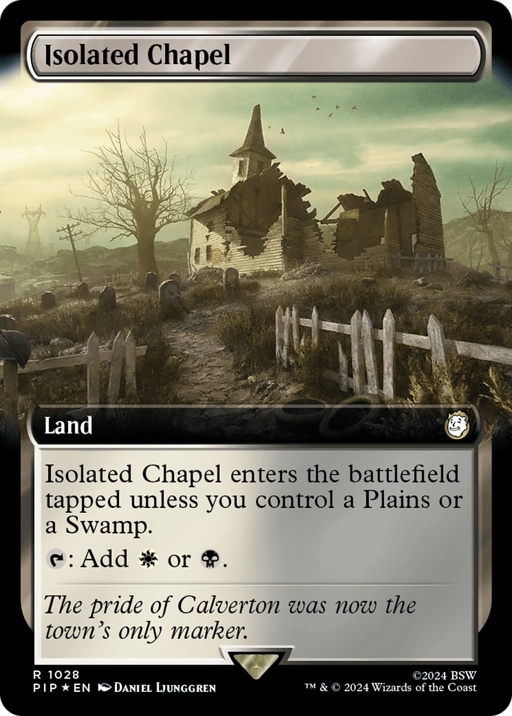 Isolated Chapel (Extended Art) (Surge Foil) [Fallout] | Eastridge Sports Cards & Games