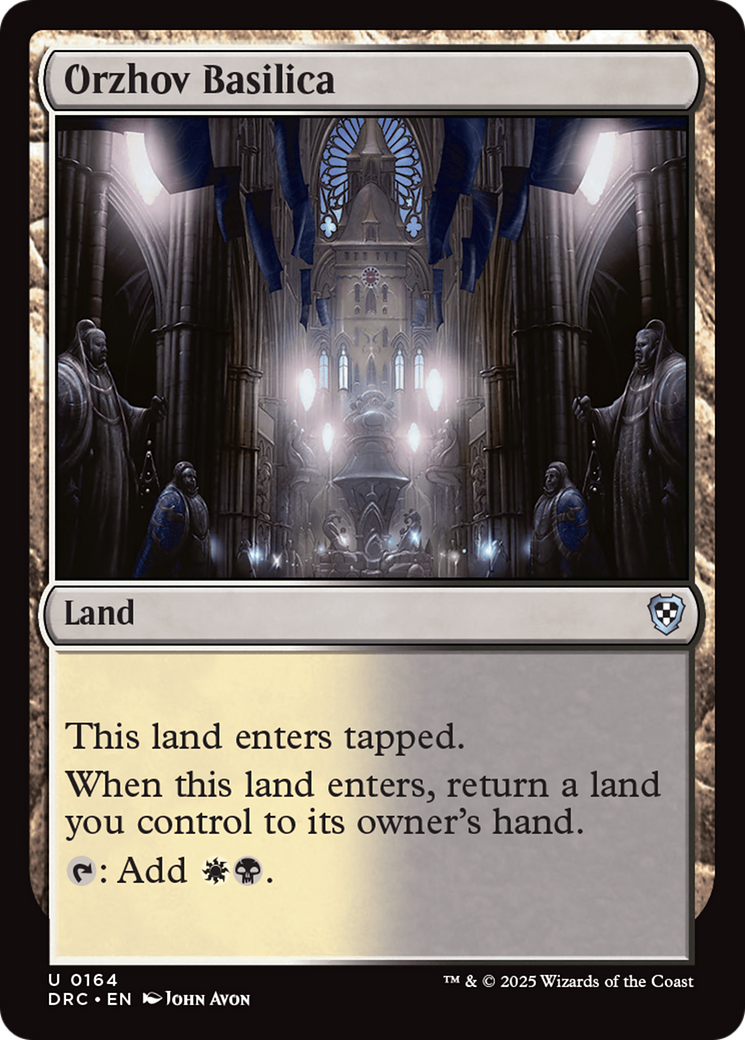 Orzhov Basilica [Aetherdrift Commander] | Eastridge Sports Cards & Games