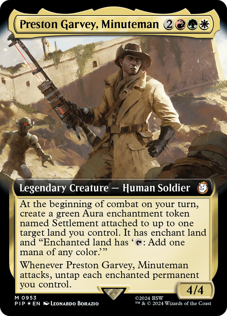 Preston Garvey, Minuteman (Extended Art) (Surge Foil) [Fallout] | Eastridge Sports Cards & Games
