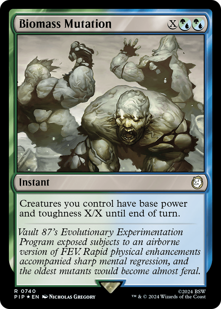 Biomass Mutation (Surge Foil) [Fallout] | Eastridge Sports Cards & Games