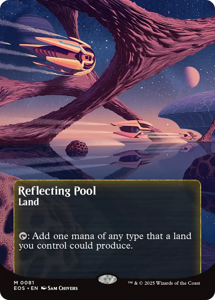 Reflecting Pool (0081) (Borderless) [Edge of Eternities: Stellar Sights] | Eastridge Sports Cards & Games