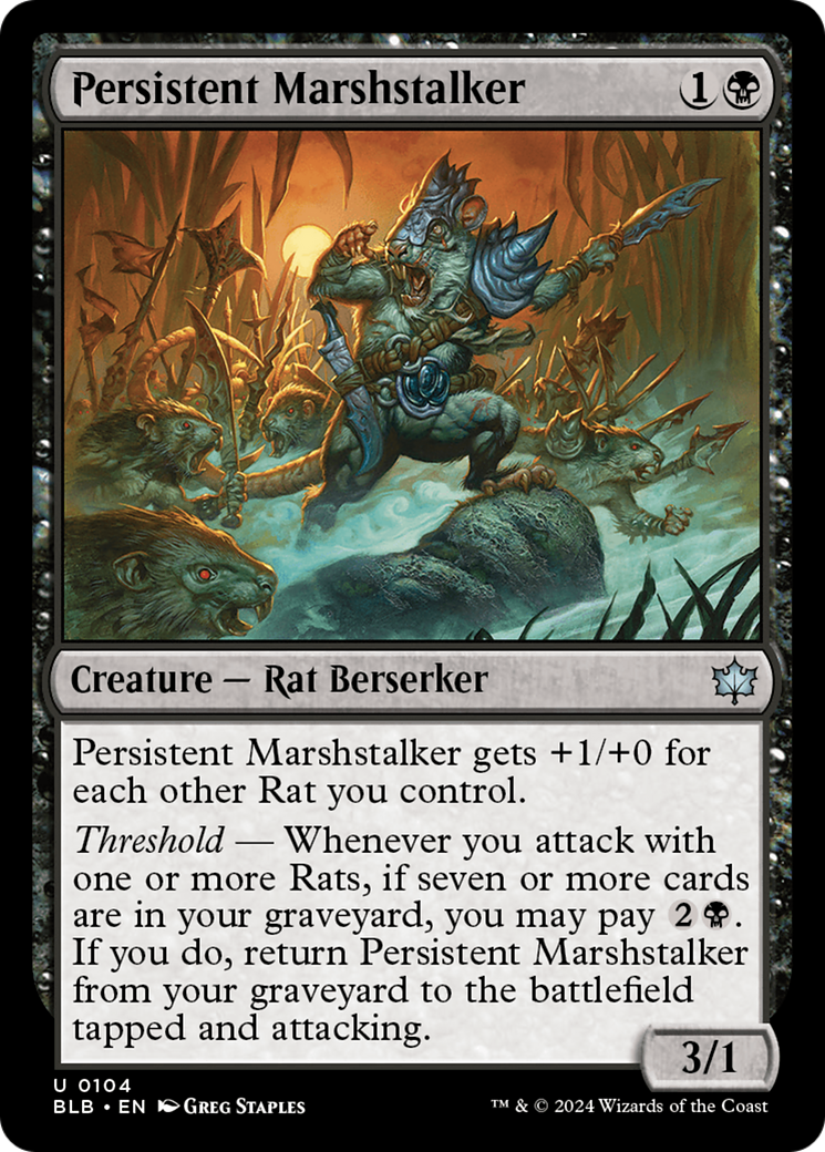 Persistent Marshstalker [Bloomburrow] | Eastridge Sports Cards & Games