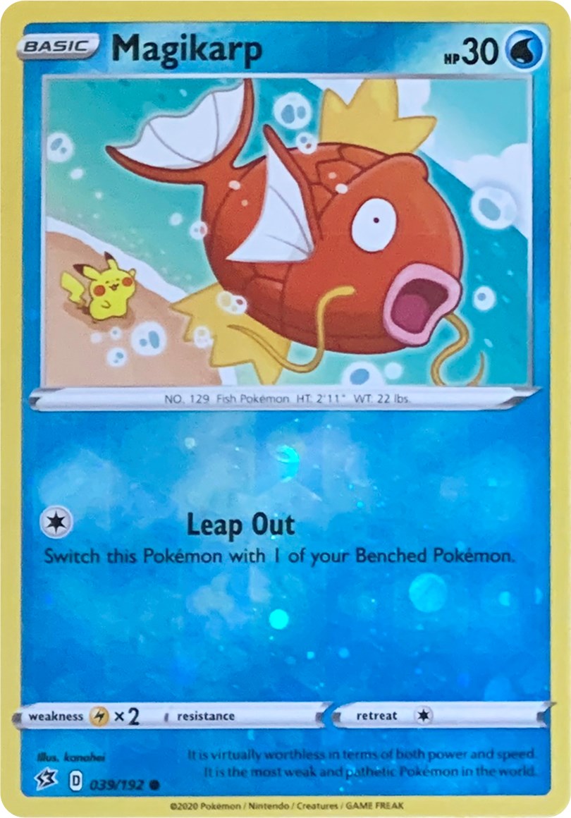 Magikarp (039/192) (Reverse Cosmos Holo) [Sword & Shield: Rebel Clash] | Eastridge Sports Cards & Games