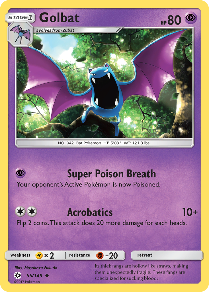 Golbat (55/149) [Sun & Moon: Base Set] | Eastridge Sports Cards & Games