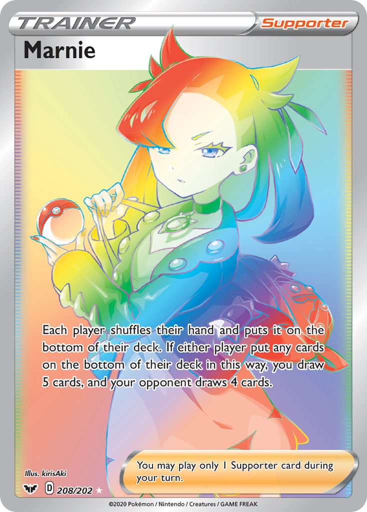 Marnie (208/202) [Sword & Shield: Base Set] | Eastridge Sports Cards & Games