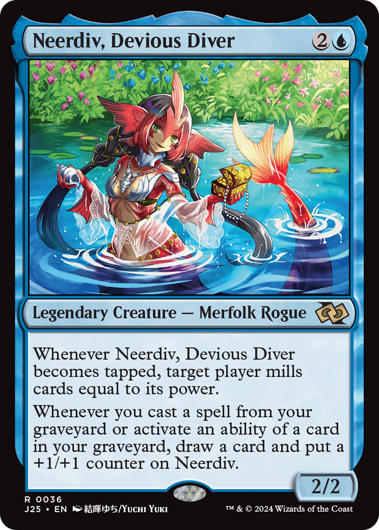 Neerdiv, Devious Diver (Anime) [Foundations Jumpstart] | Eastridge Sports Cards & Games