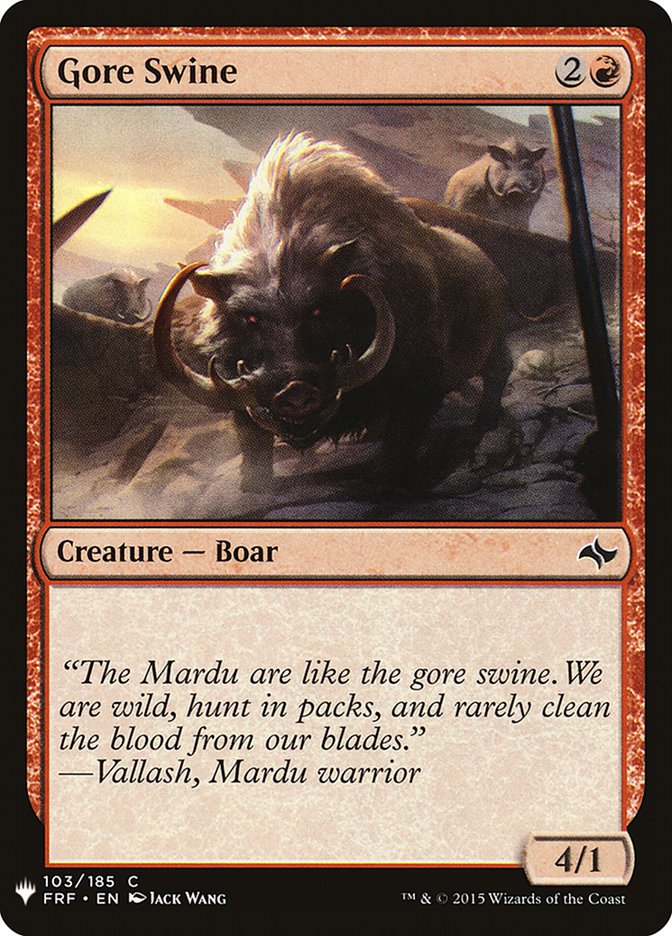 Gore Swine [Mystery Booster] | Eastridge Sports Cards & Games