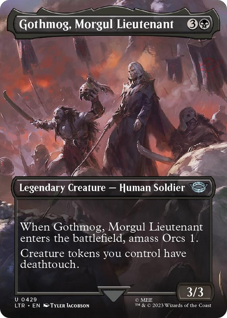 Gothmog, Morgul Lieutenant (Borderless Alternate Art) [The Lord of the Rings: Tales of Middle-Earth] | Eastridge Sports Cards & Games