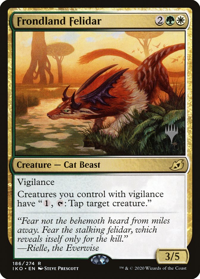 Frondland Felidar (Promo Pack) [Ikoria: Lair of Behemoths Promos] | Eastridge Sports Cards & Games