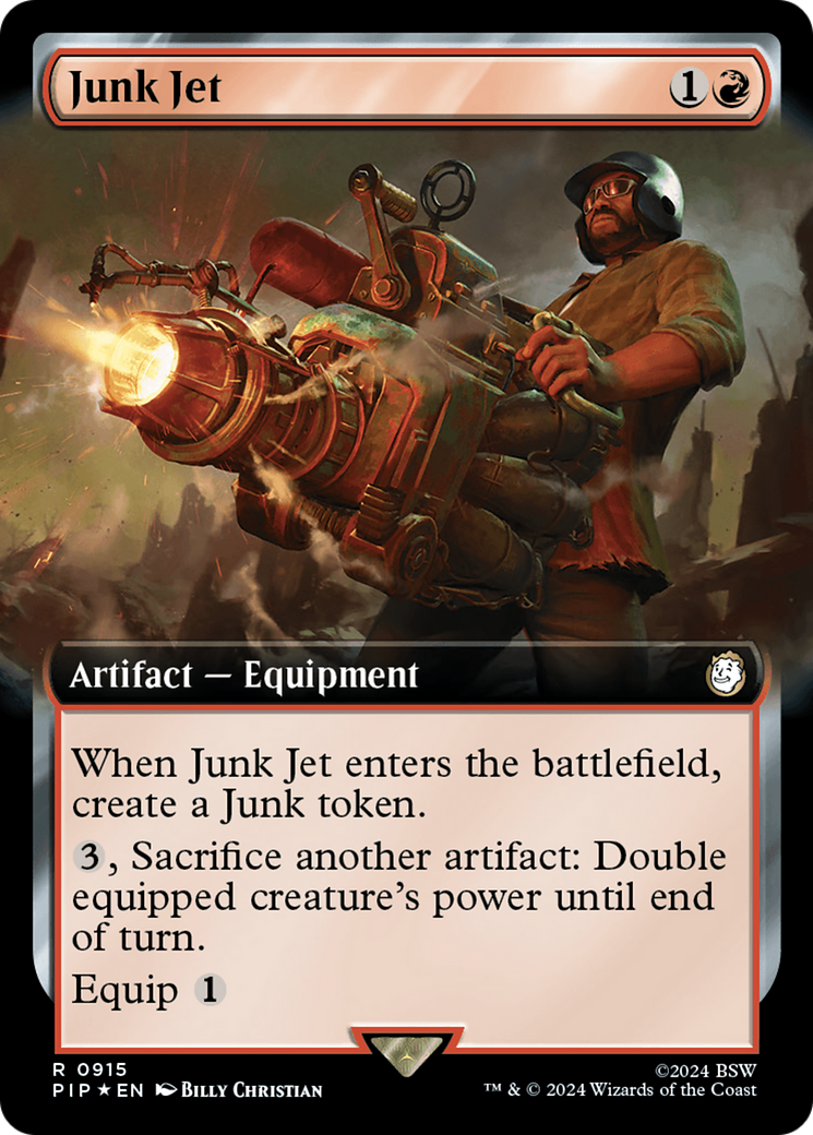 Junk Jet (Extended Art) (Surge Foil) [Fallout] | Eastridge Sports Cards & Games