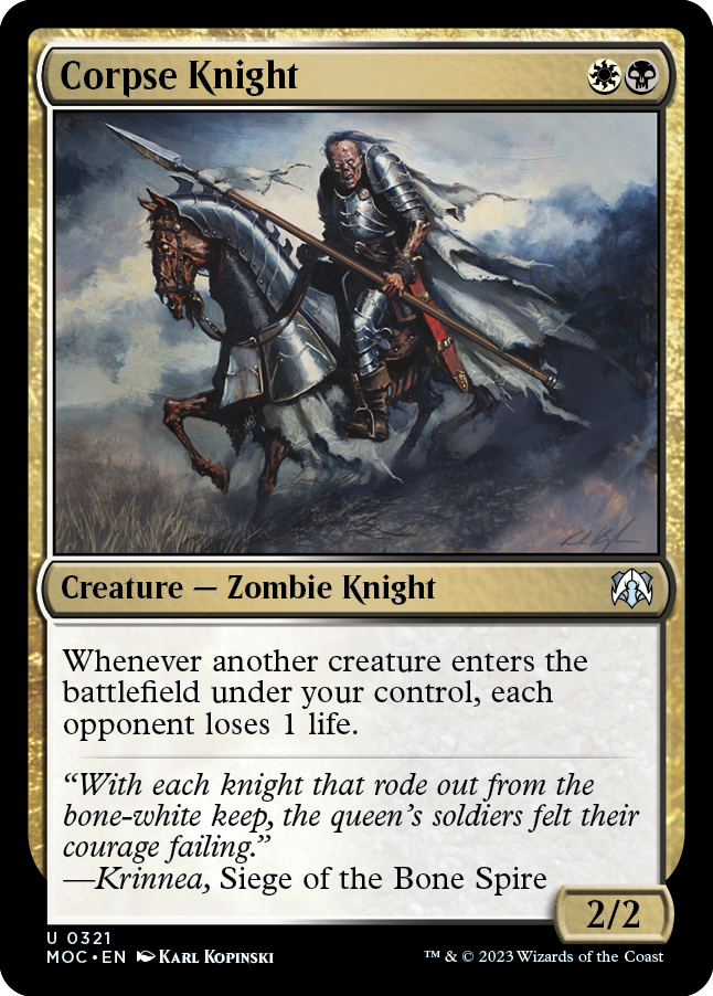 Corpse Knight [March of the Machine Commander] | Eastridge Sports Cards & Games