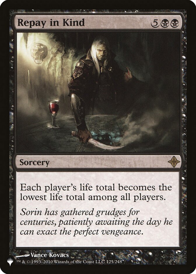 Repay in Kind [The List] | Eastridge Sports Cards & Games
