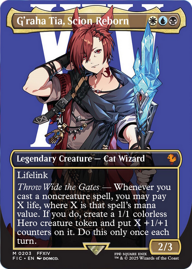 G'raha Tia, Scion Reborn (Borderless) [FINAL FANTASY Commander] | Eastridge Sports Cards & Games