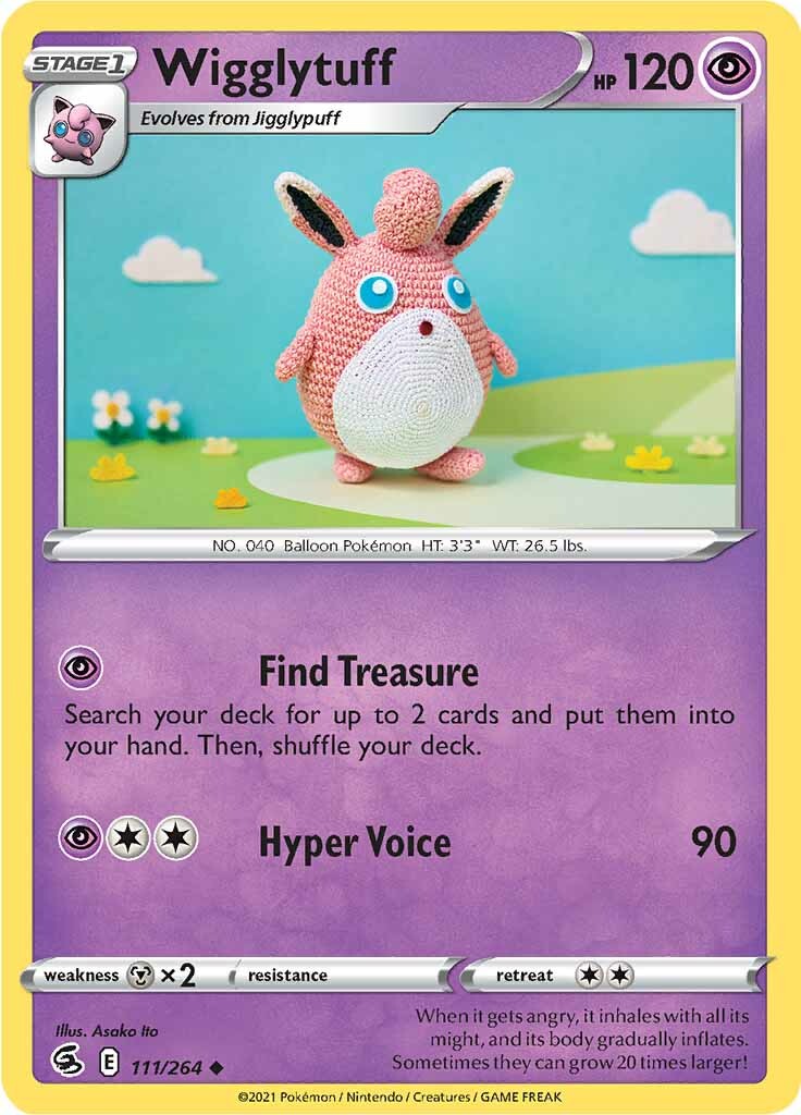 Wigglytuff (111/264) [Sword & Shield: Fusion Strike] | Eastridge Sports Cards & Games