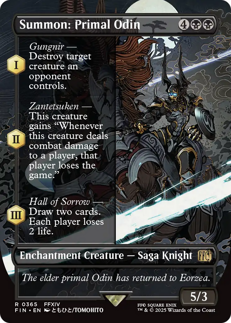 Summon: Primal Odin (Borderless) [FINAL FANTASY] | Eastridge Sports Cards & Games